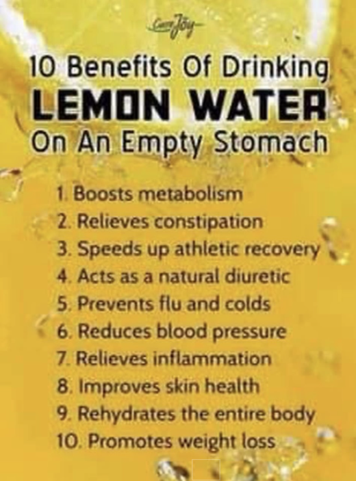 Benefits of Drinking Lemon Water on an Empty Stomach